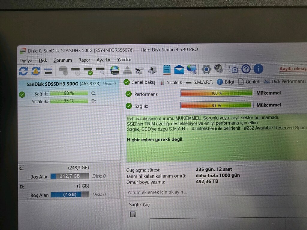 SİFİR GİBİ HP GAMMİNG DİZÜSTÜ BİLGİSAYAR LAPTOP - 8