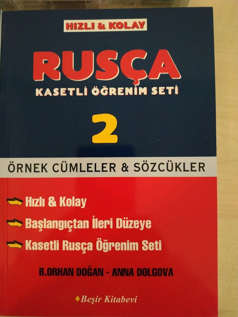 Rusça öğrenim seti 1 ve 2 kitap sıfır kullanılmamış - 4