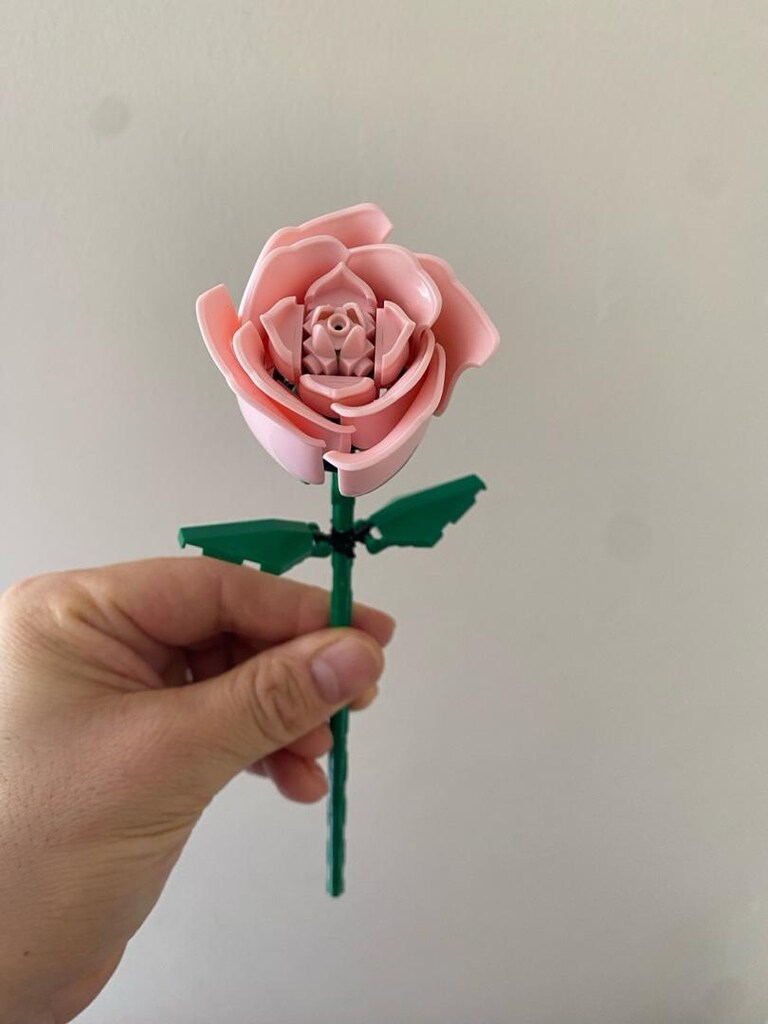Lego pembe, kırmızı ve mavi gül - 11