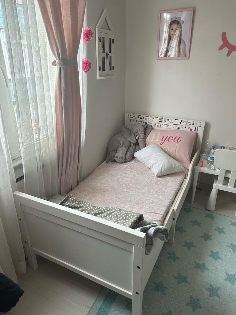 2 şer adet ikea uzayabilen karyola uzayabilen yatak 2 şer adet - 5