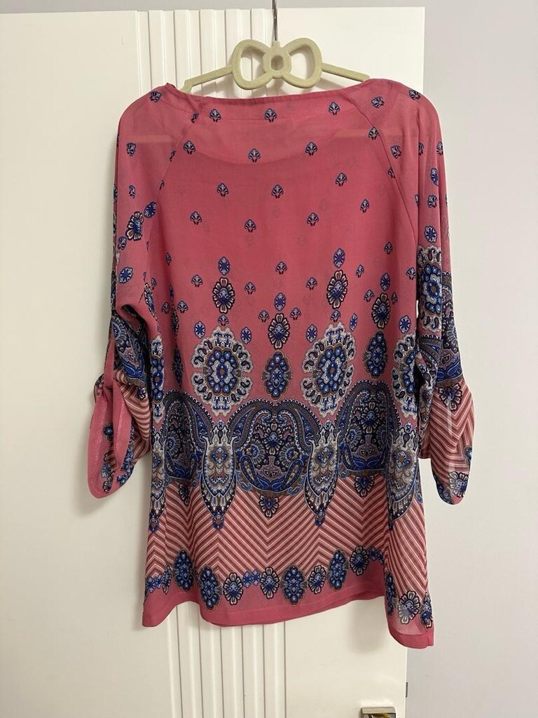 Desenli Pembe Tunik - 2