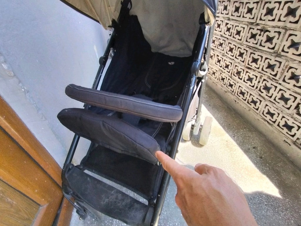siyah bebek arabası - 4