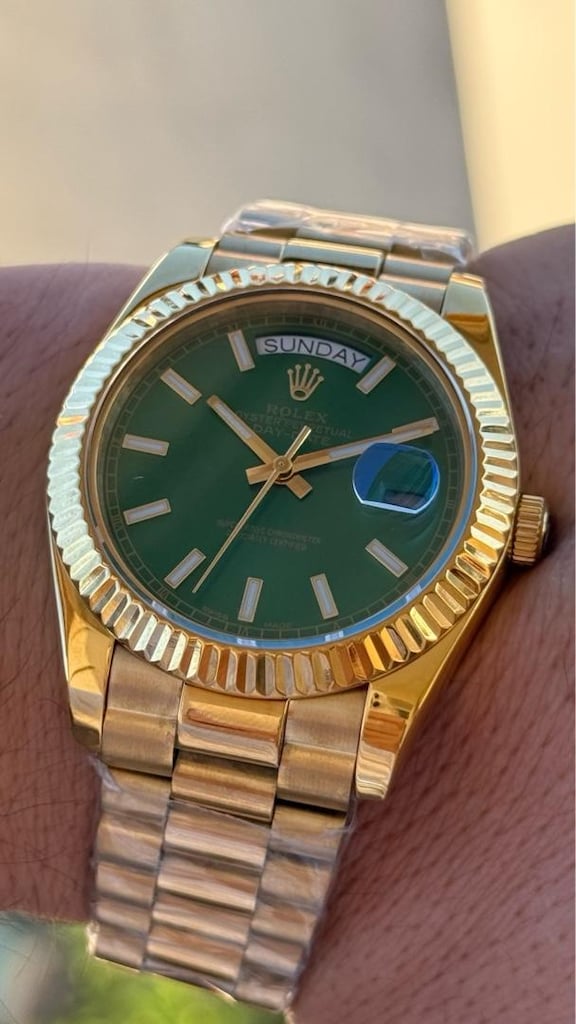 ROLEX DAY DATE GOLD AUTOMATİC - 7