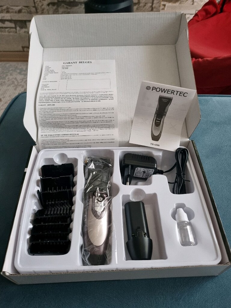 PROFESYONEL POWERTEC TRAŞ MAKİNESİ ÇİFT BATARYALI SIFIR - 2