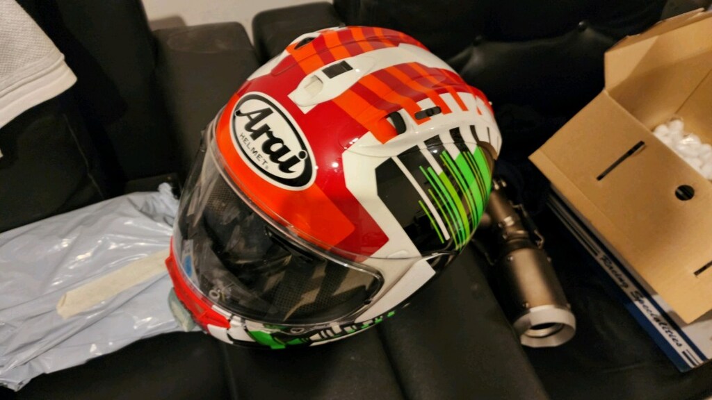 Arai RX7V Evo Rea Green - 3