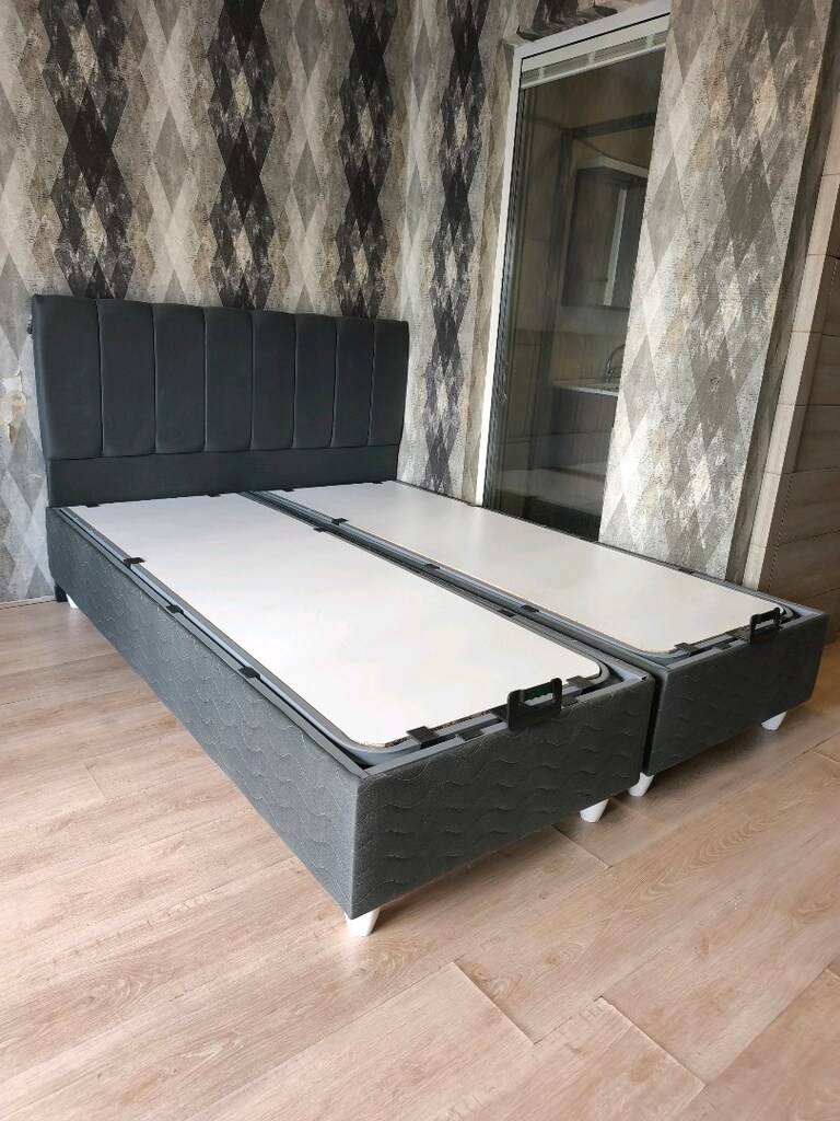 Çift Kişilik Yatak Baza Başlık Sıfır - 4