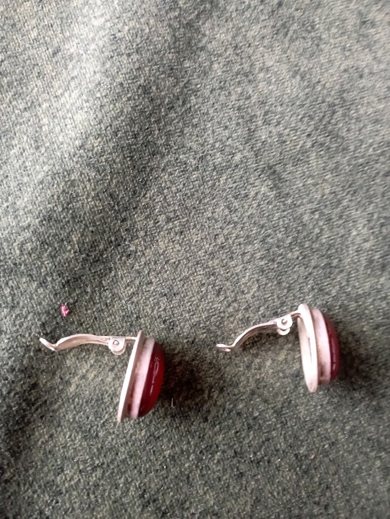 3 çift çok şık klipsli küpe - 9