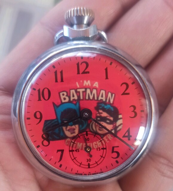 Batman & Robin Vintage Köstekli Saat