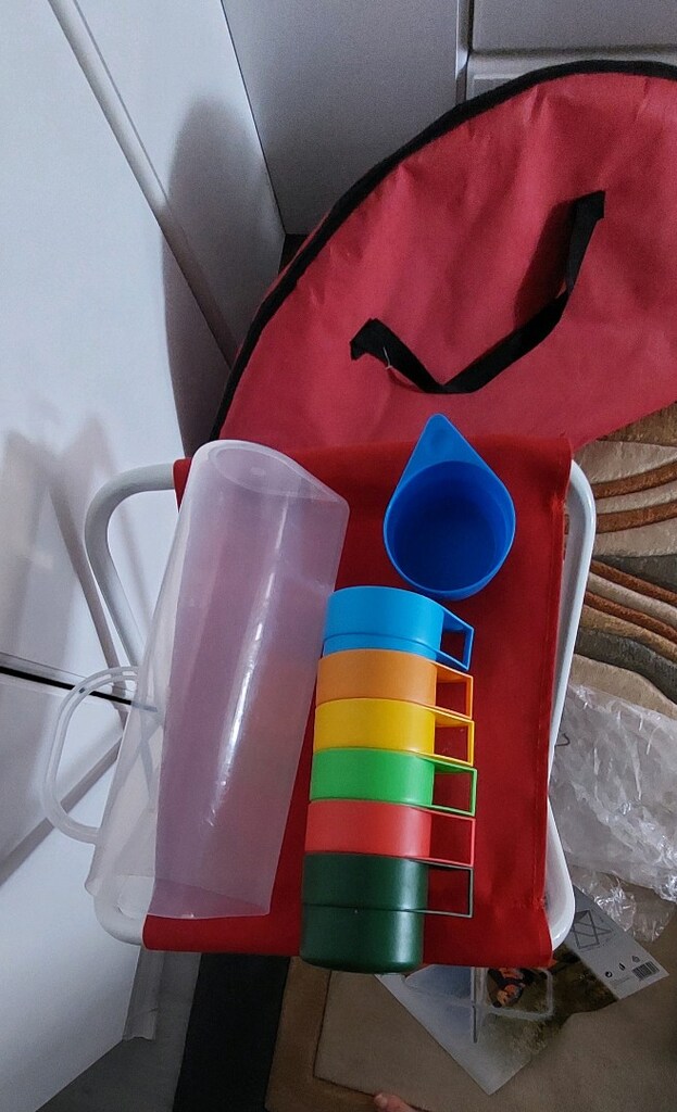 PİKNİK MASASI, Katlanır piknik iSandalye,bardak Takımı+ Sürahi - 7