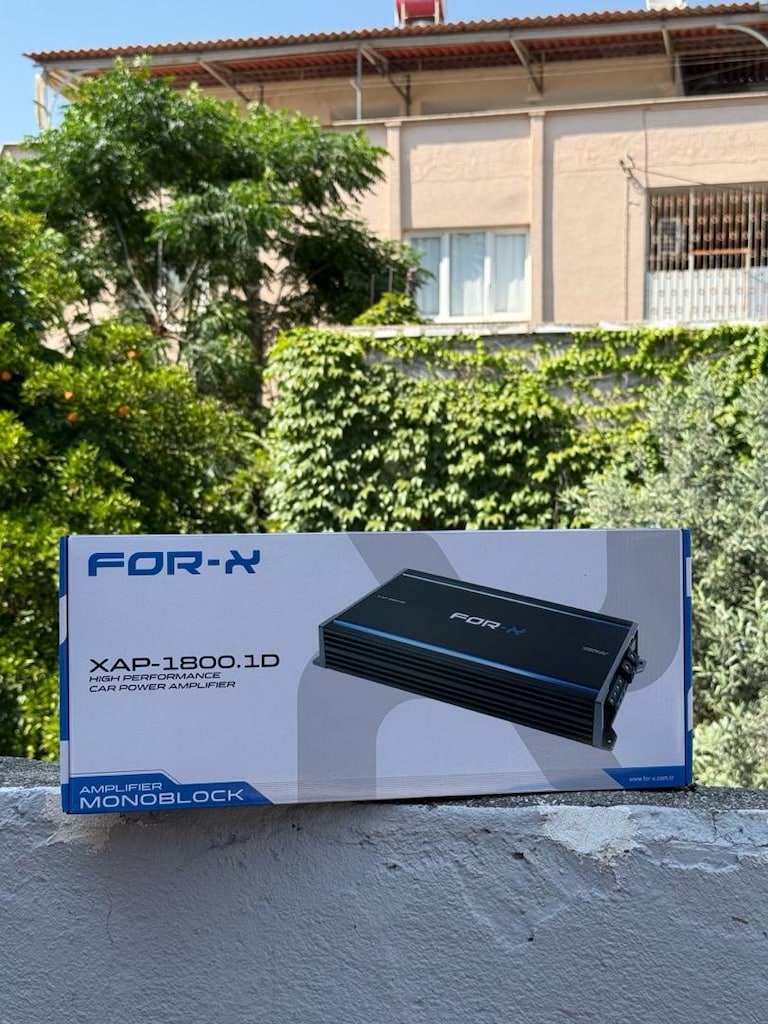 FORX XAP- 1800.1 MONO AMFİ SIFIR KAPALI KUTU GARANTİLİ BASS KONTROLLÜ - 2