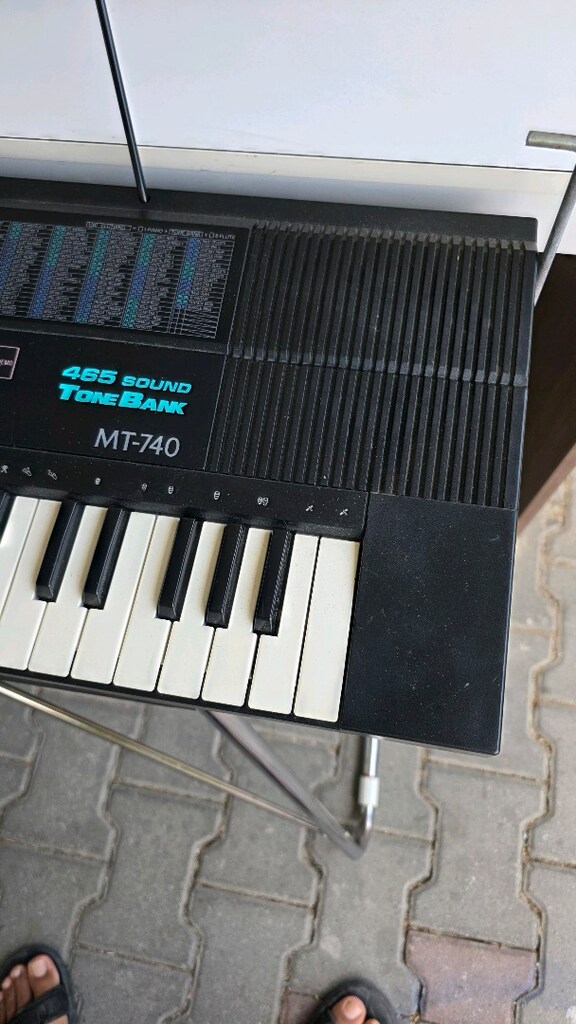 Casio Mt-740 org, 61 tuş, japon, stand, çanta - 7