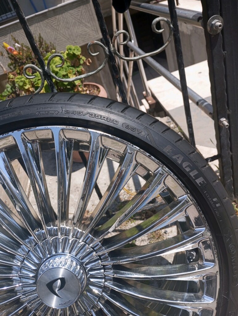 maybach krom jant lastik 245 35 20 275 35 20 ciddi alıcılar - 7