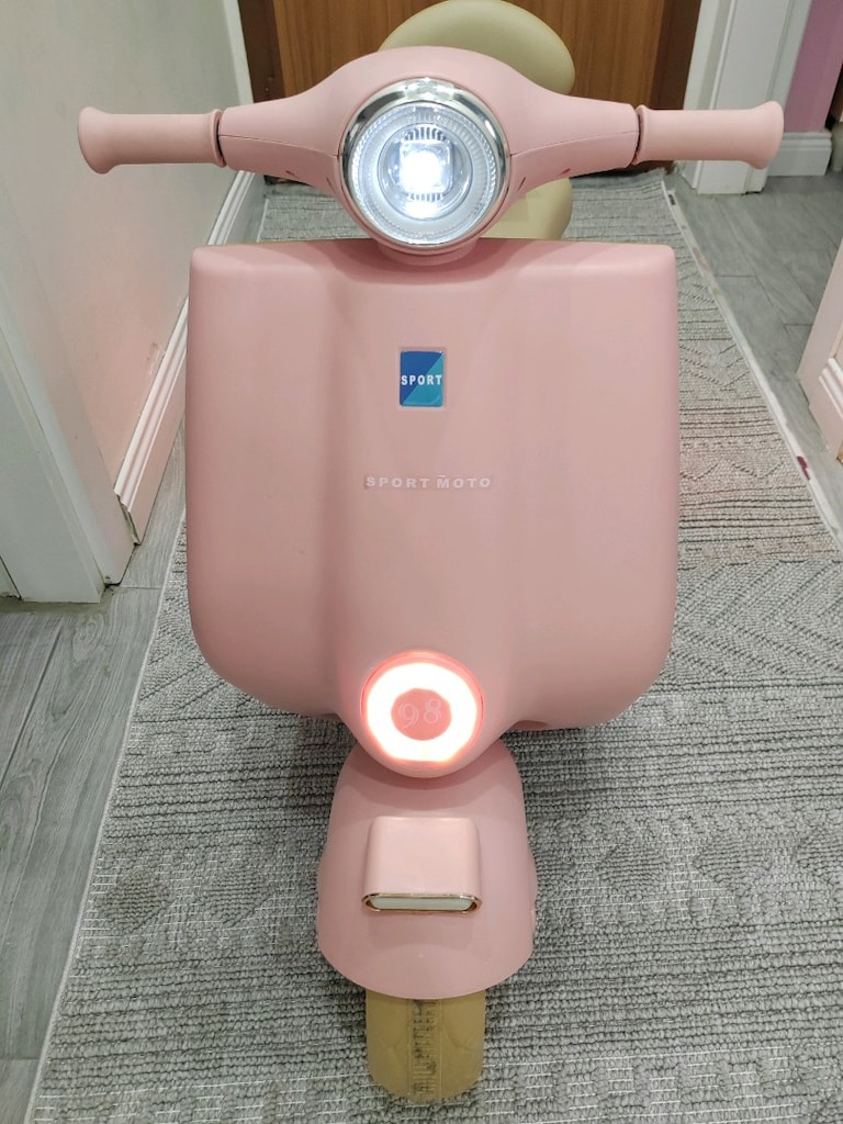 (YEDEK AKÜLÜ) VESPA 12V AKÜLÜ PEMBE MOTOR - 5