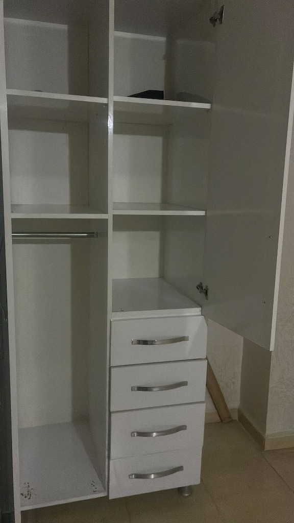 FUL MDF 4 KAPILI ELBISE DOLABİ SIFIR AYARİNDA - 2