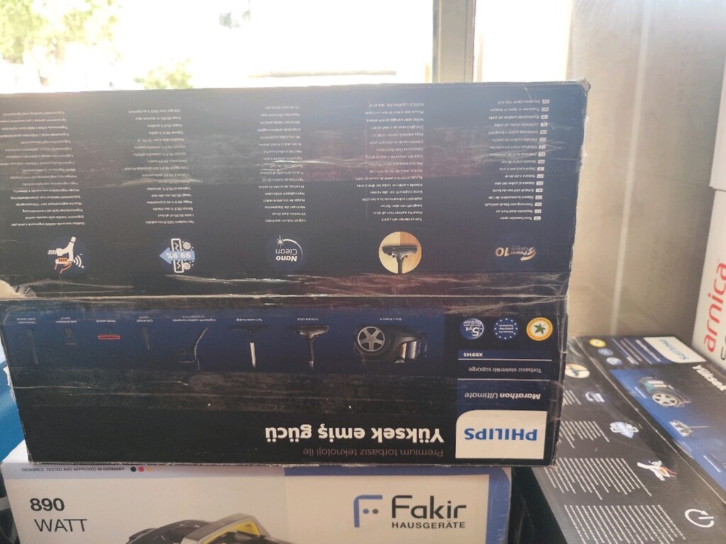 PHILIPS MARATON 9155 TOSBASIZ ELEKTRİKLİ SÜPÜRGE SAPTAN KUMANDA SIFIR - 3