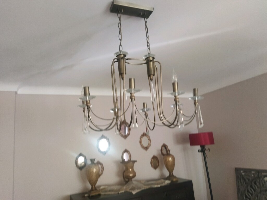 SIFIR BÜYÜK METAL VARAK AVİZE - 5