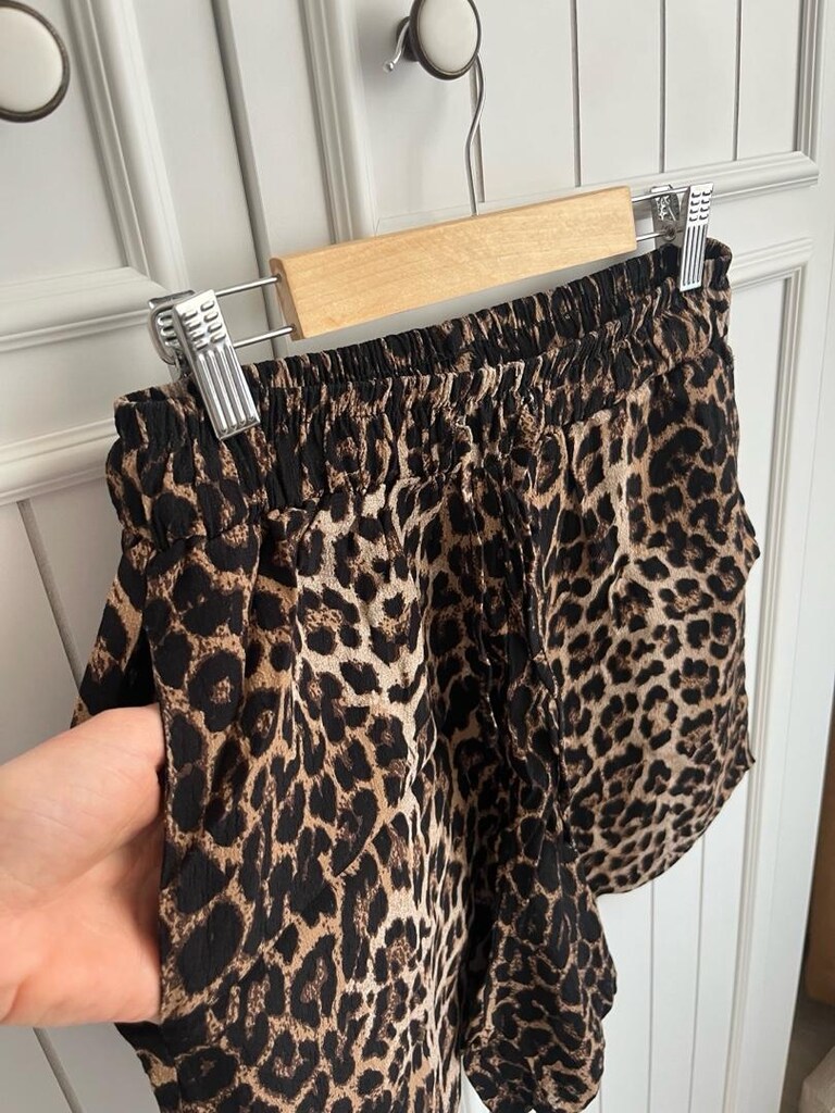 Zara Leopar Şort - 5