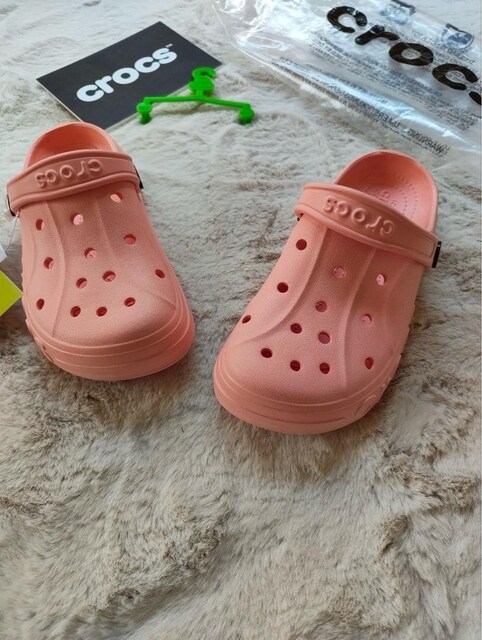 ‼‼CROCS ÇOCUK PUDRA PEMBE