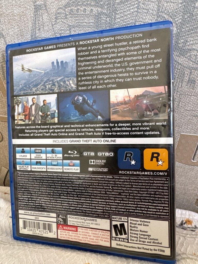 playstation4 GTA5 CD - 2