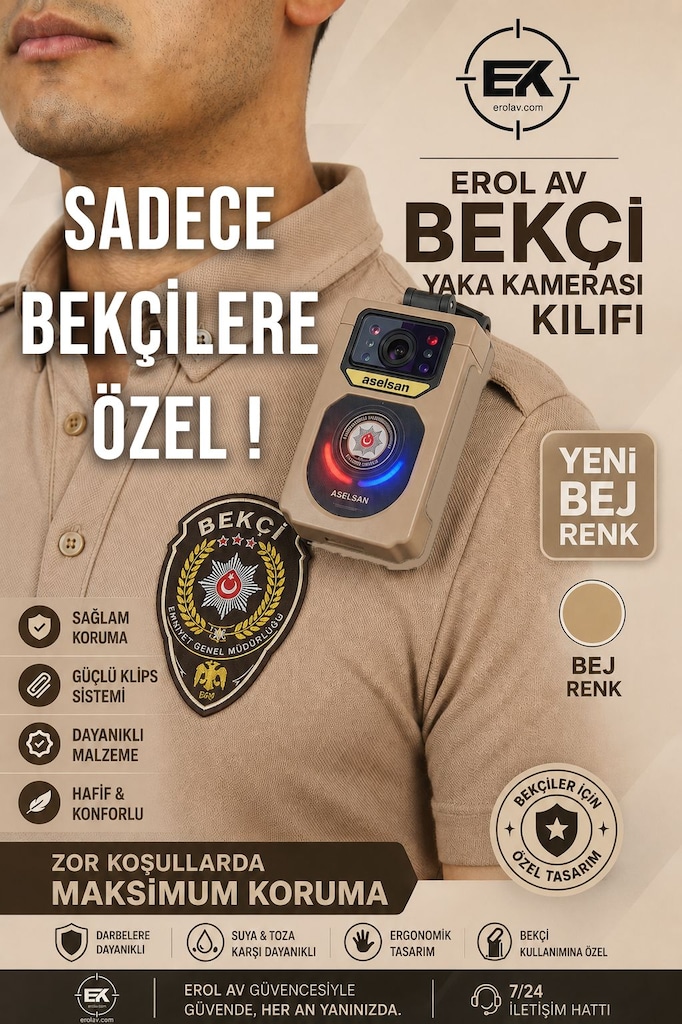 Erol Av Polis, Bekçi ve Jandarma Yaka Kamerası Kılıfı - 6