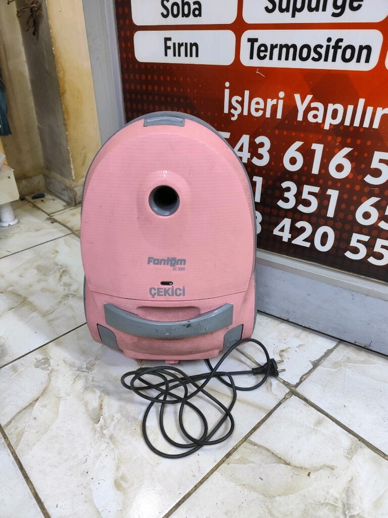 satılık ikinci el temiz elektrikli Süpürge Fantom yatık süpürge - 2