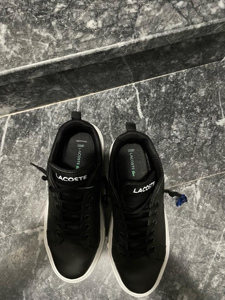 göründüğü gibi klasik siyah lacoste ayakkabı - 3