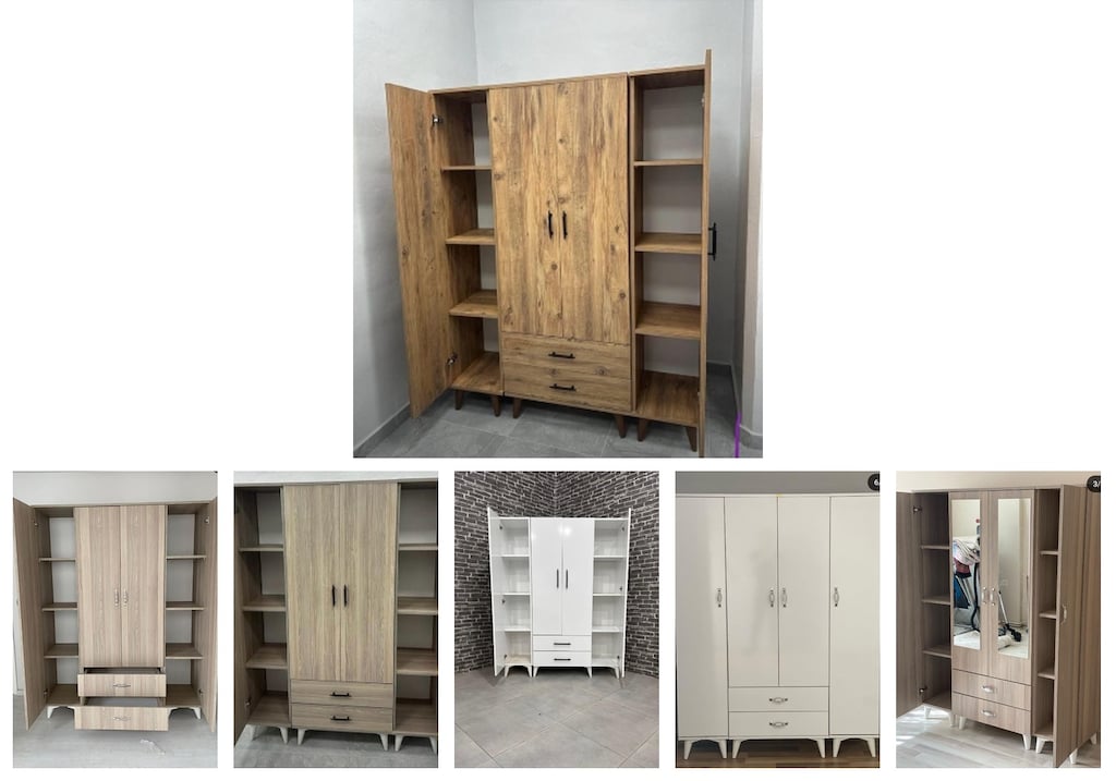 4 kapaklı elbise dolabı abysaiaisx - 6