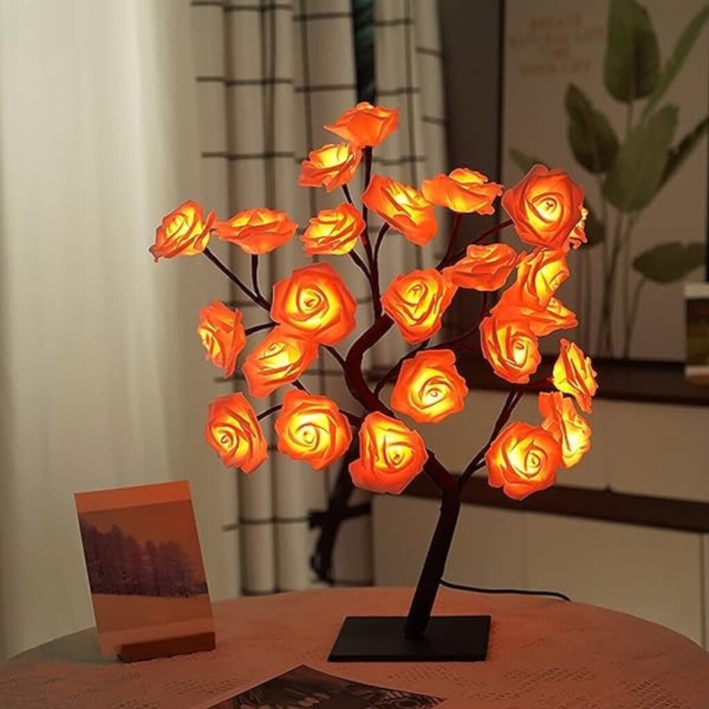 Wintersweet Bonsai Ağacı Tasarım Led Masa Lambası Bükülebilir Dallar - 8