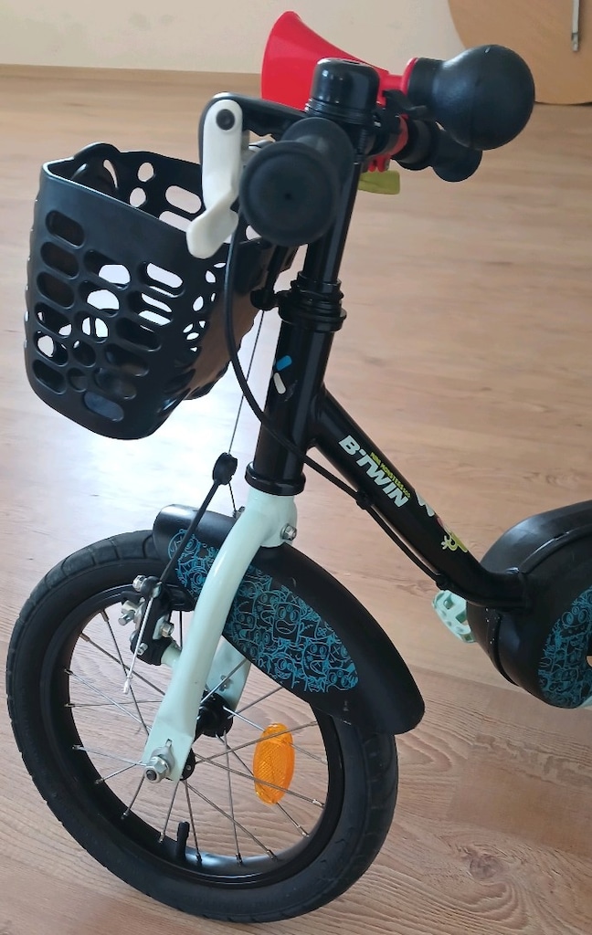 Btwin çocuk bisikleti 14 jant Decathlon YENİ GİBİ Ön Sepetli - 5