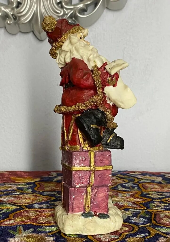 Vintage Noel Baba Biblo ~ Büyük Boy İtalyan - 11