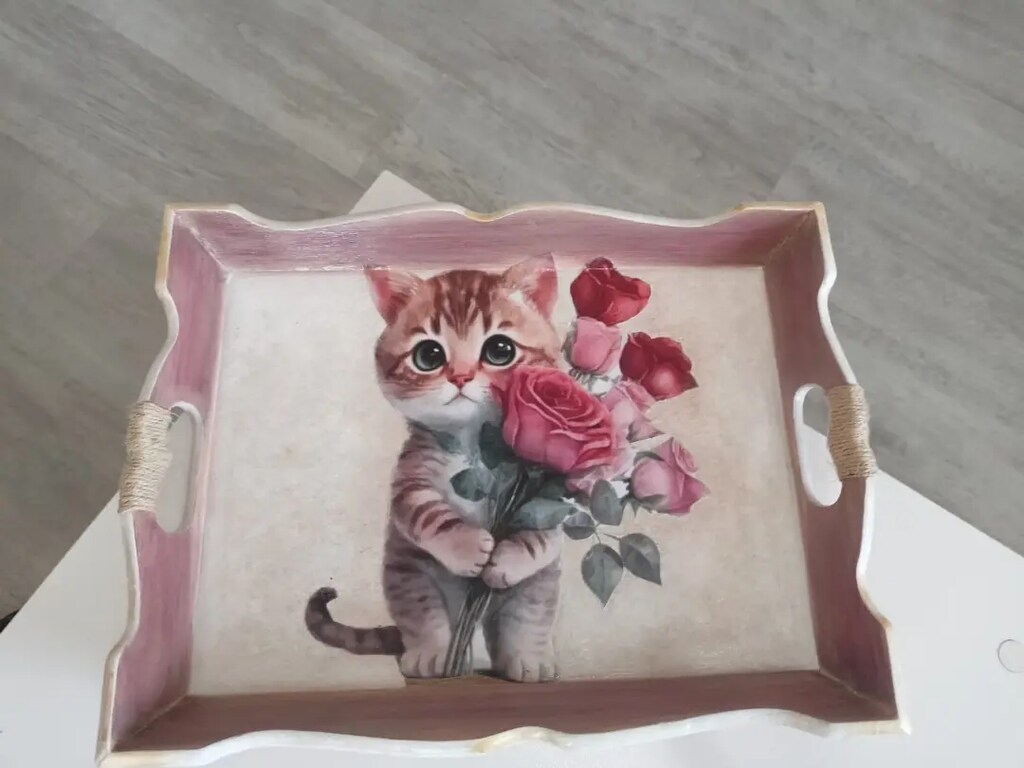 Ahsap minnos tepsi - 5