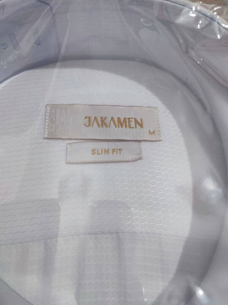 Orjinal Jakamen M Slim Fit Kisa Kol Beyaz Gömlek - 2
