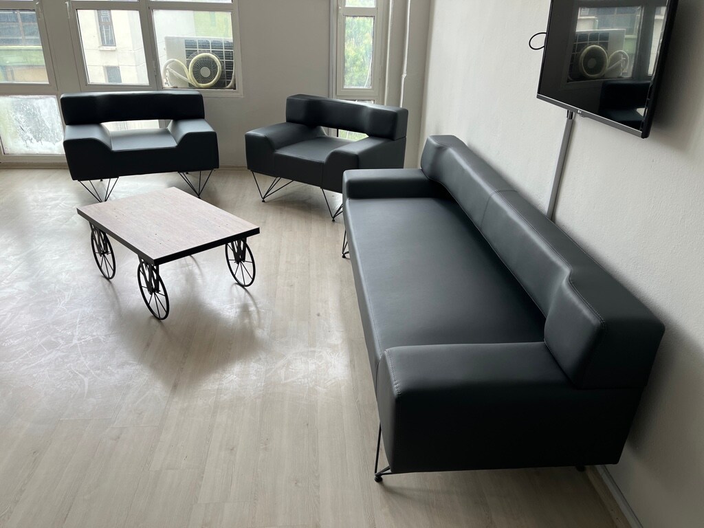 Ofis takımı büro mobilyası bekleme takımı - 4