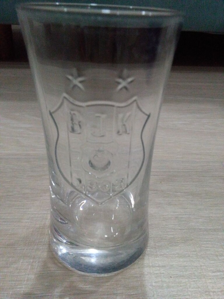 Beşiktaş kabartma logolu koleksiyon bardak SIFIR - 2