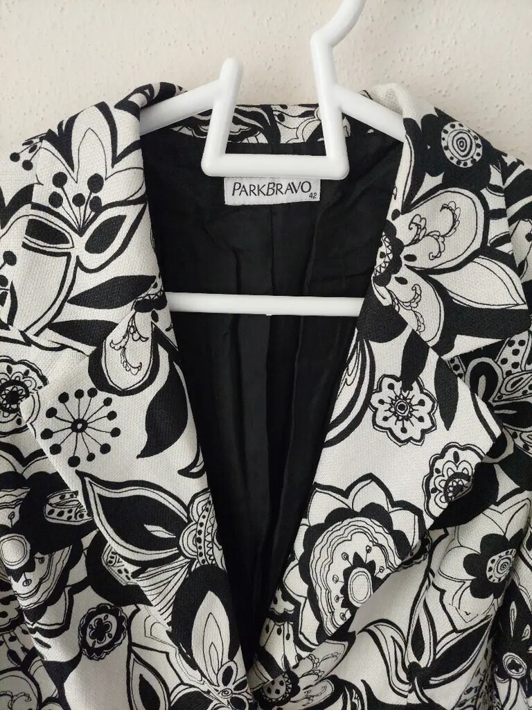 Park Bravo yaprak desenli Ceket/Blazer - 2