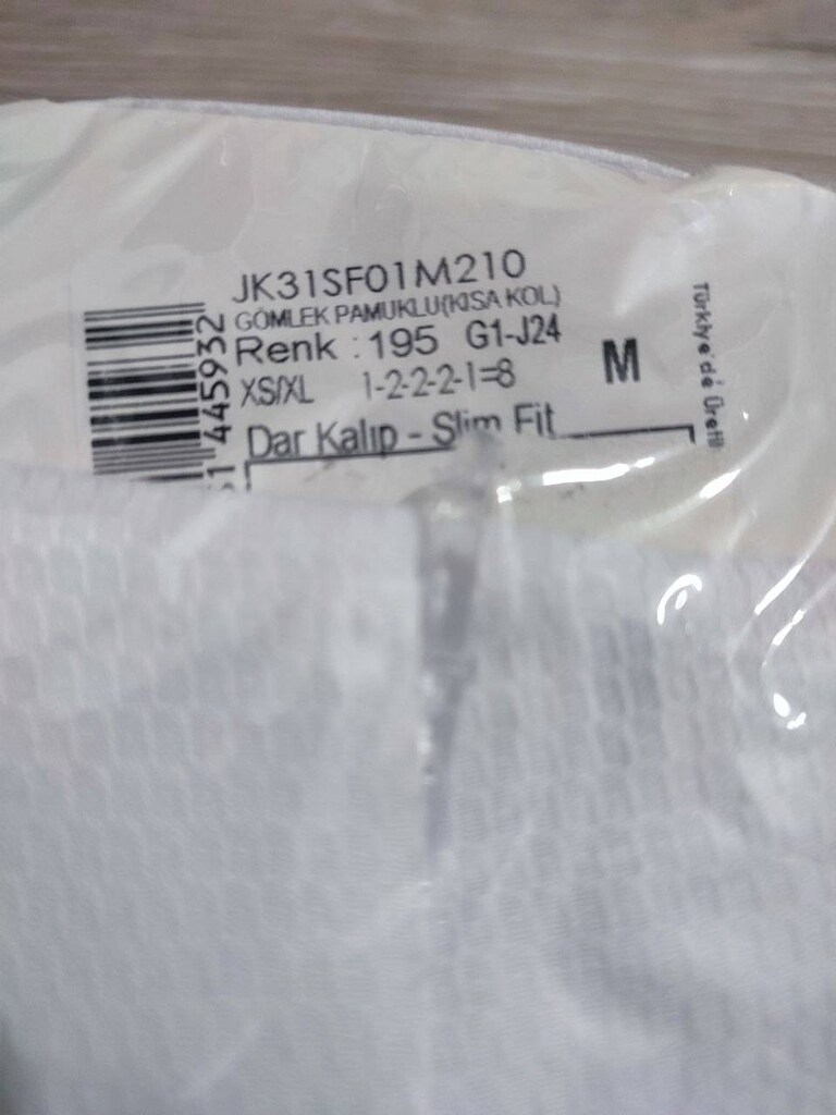 Orjinal Jakamen M Slim Fit Kisa Kol Beyaz Gömlek - 4
