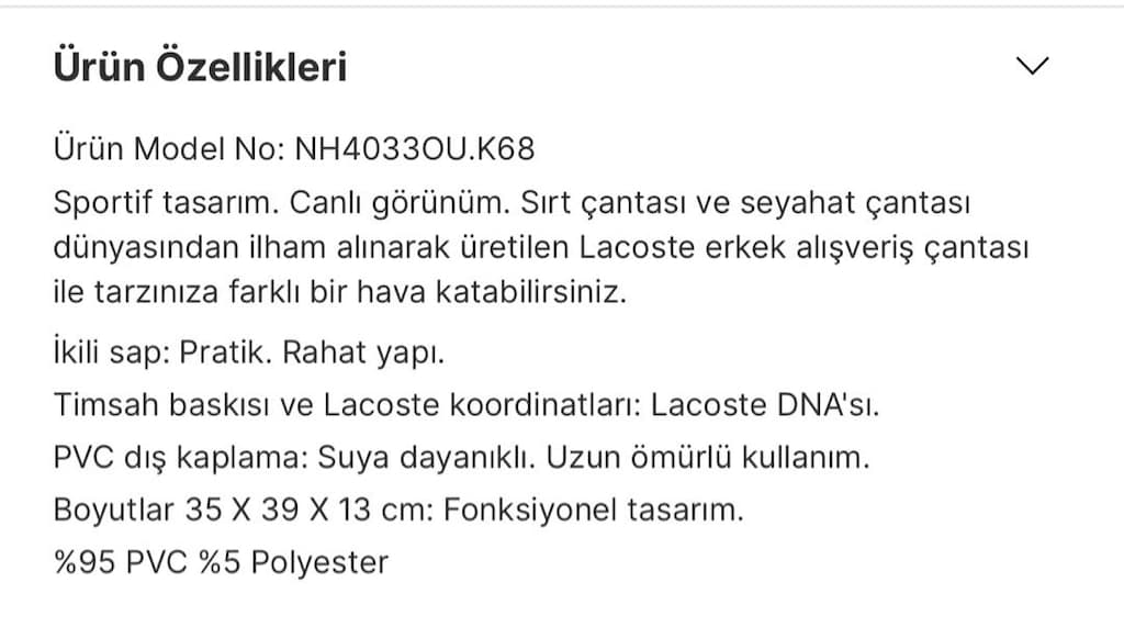 Lacoste Erkek Çanta - 9
