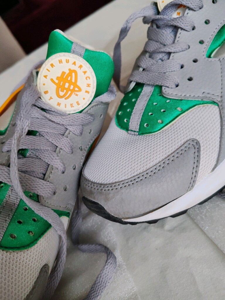 ORJİNAL AİR HUARACHE LUCİD GREEN SPOR SNEAKER KOŞU YÜRÜYÜŞ FİYNESS VİP - 5