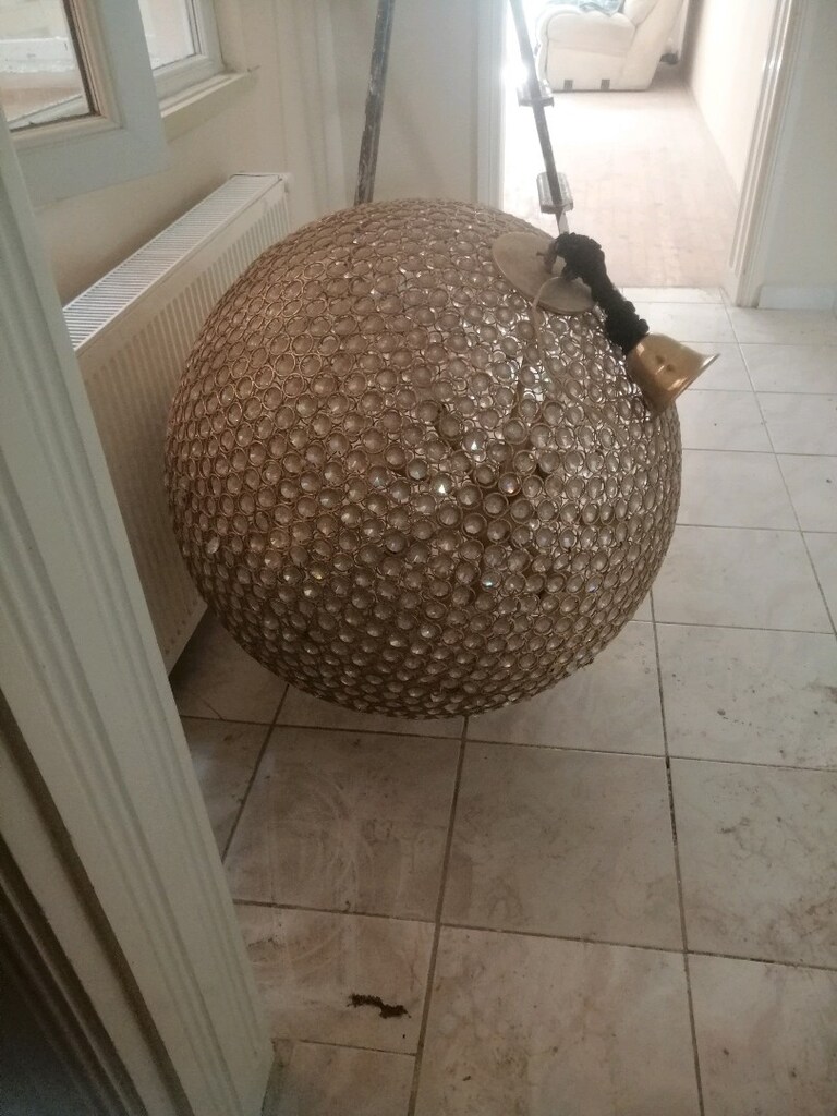 90 cm kristal avize özel imalat - 3