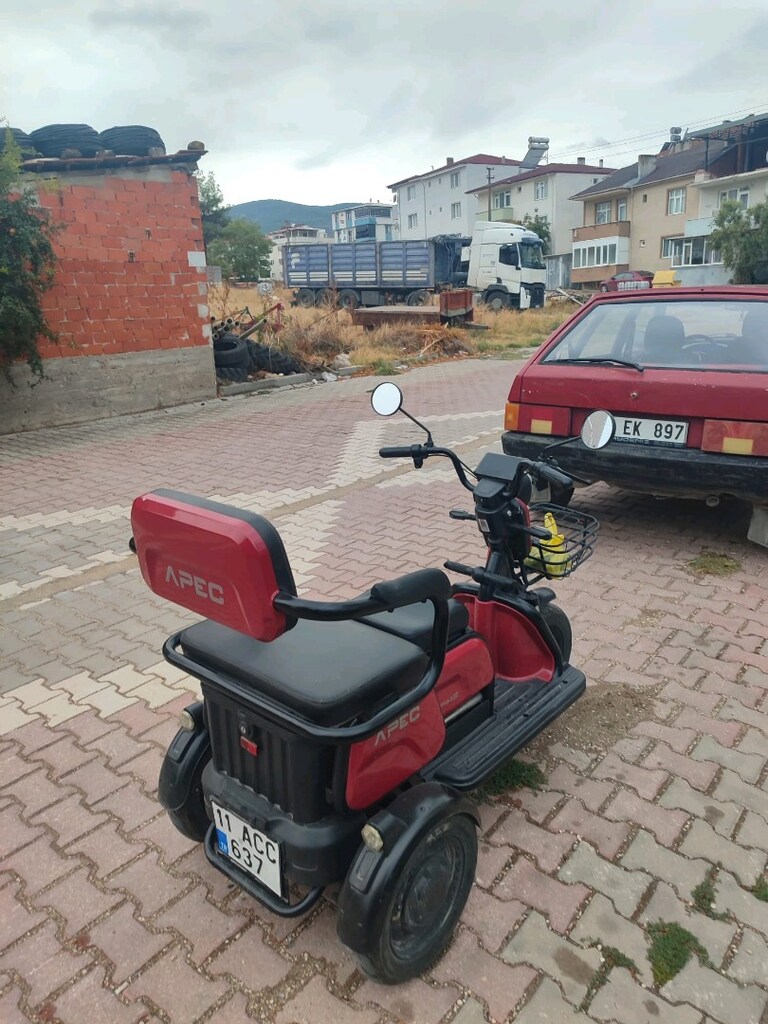 üç tekerlekli elektrikli motor bisiklet - 4