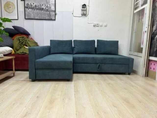 IKEA FRİHETEN SIFIR KAPLAMA YATAKLI BAZALI L KÖŞE KOLTUK KANEPE