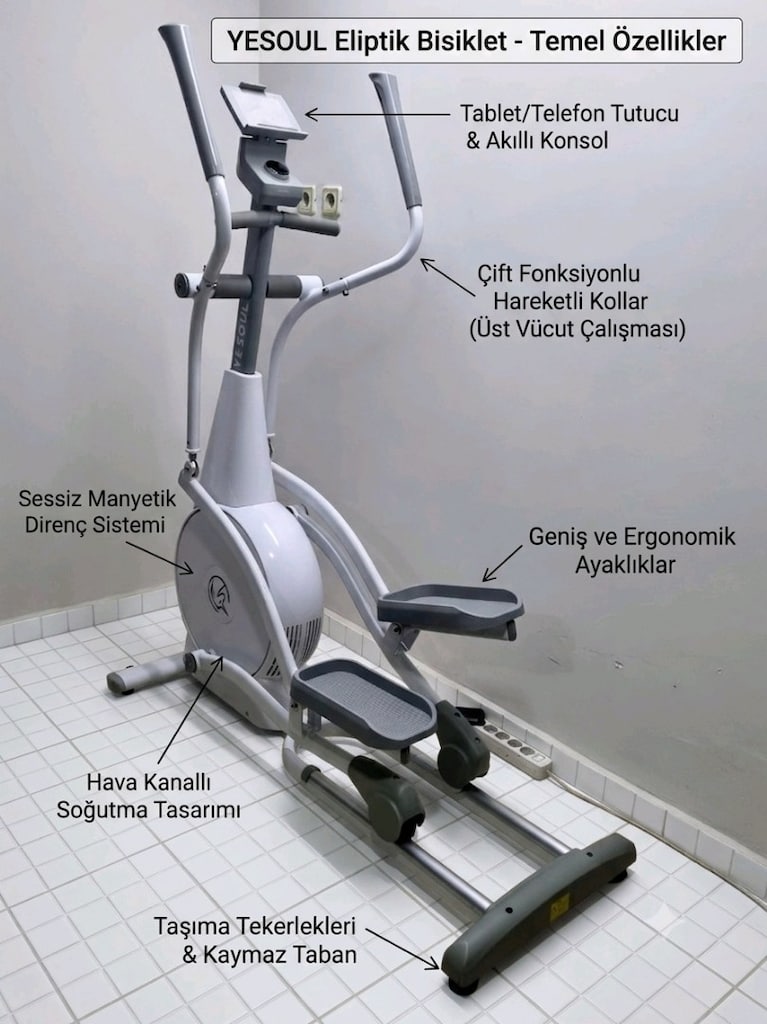Yesoul eliptik bisiklet (BURSA İÇİ ADRESE TESLİM) - 2
