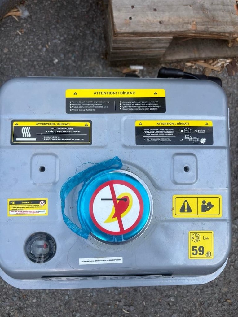 hyundai 1kw jeneratör sıfır gibi 2-3 defa çalistirildi - 3