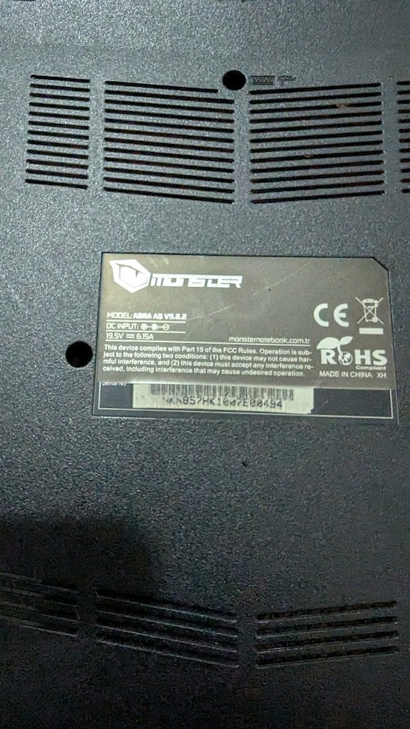 İlk Sahibinden Monster Abra A5 V9.2.2 i7-7700 16GB RAM GTX1050Ti + SSD - 8