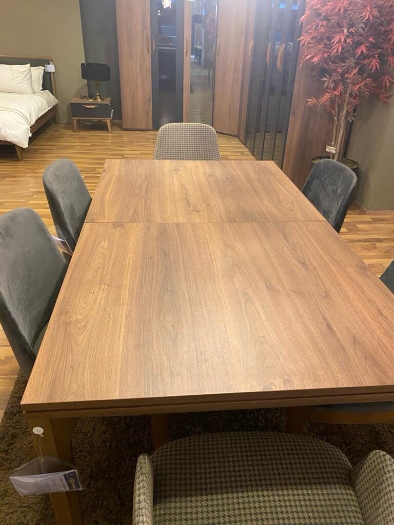 Tepe Home Orjinal Ceviz Yemek Masası - 11