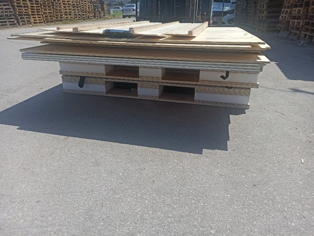 palet Euro Jumbo çok amaçlı 3 adet sıfır - 4