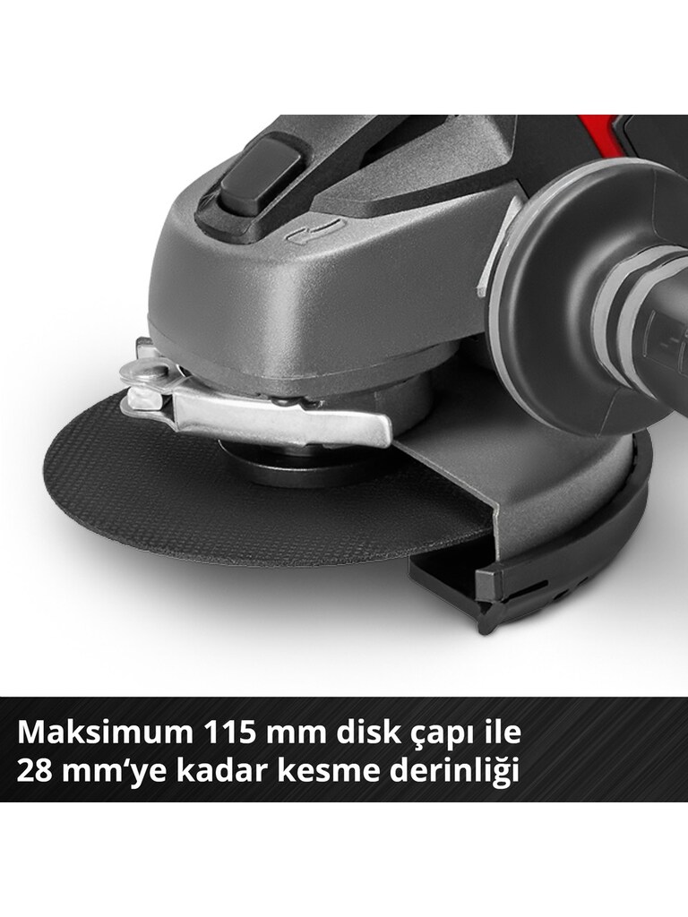 Einhell Akülü Avuç Taşlama TE-AG 18/115 Li-Solo Power X-Change - 4