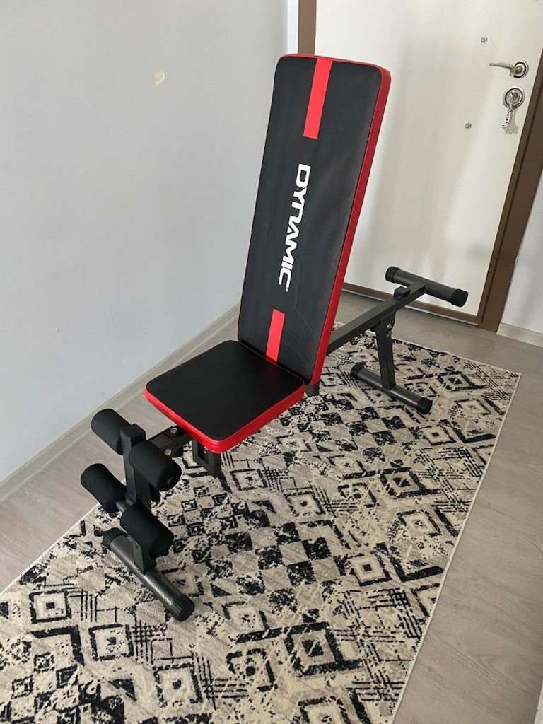 Bench sehpası ve dambıl seti - 6