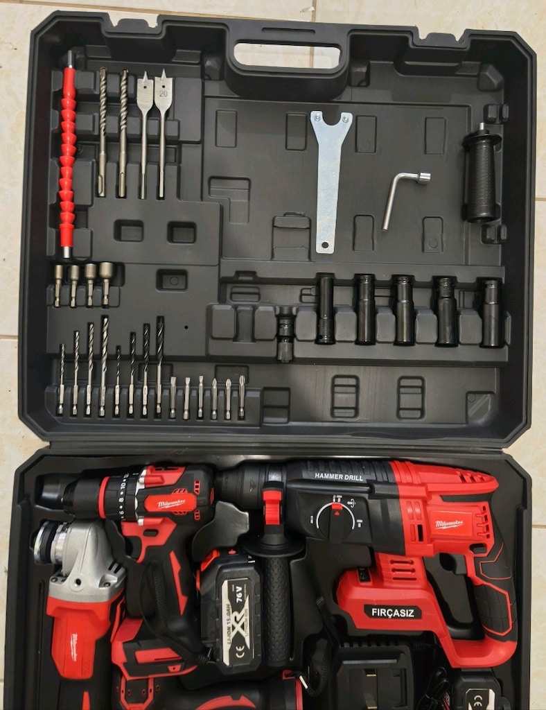 Şarjlı Matkap 5Li set - 6