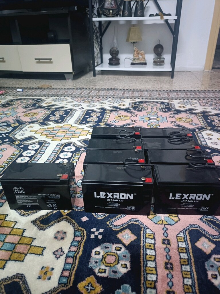 akü 12 volt 7 amper 13 adet toplu olarak satılık - 3
